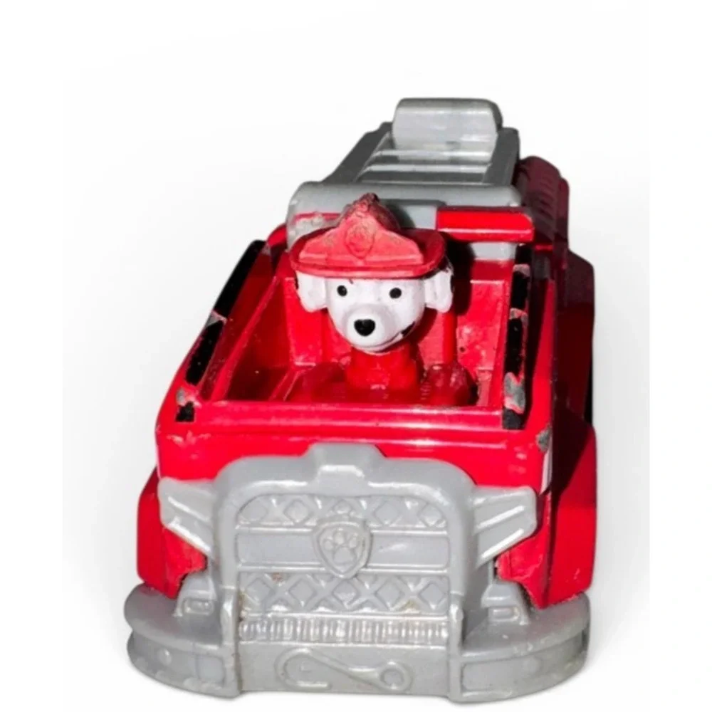Paw Patrol Marshall True Metal Fire Truck Ginsey Finger Puppets Rocky Zuma Skye